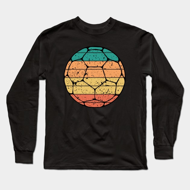 Soccer Retro Long Sleeve T-Shirt by footballomatic